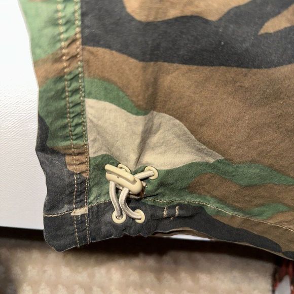 Men’s XL Nike Y2k Camo Skate Hiking Pants Drawstring Convertible Pants VTG RARE - Picture 5 of 15